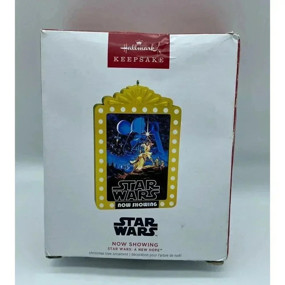 Hallmark Keepsake Christmas Ornament 2023 Star Wars A New Hope Now Showing NOTES - Picture 2 of 7